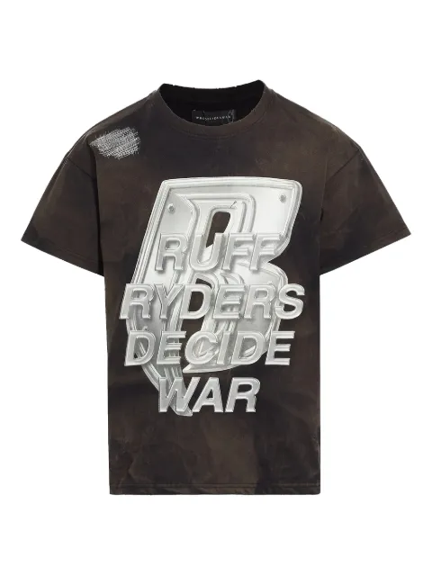 Who Decides War Ruff Ryders T-shirt Brown 0400019774973