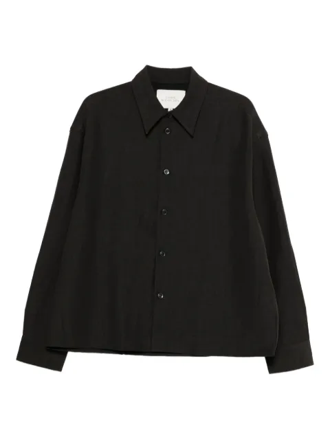 Studio Nicholson long-sleeve shirt Brown NOSTRASNM1482