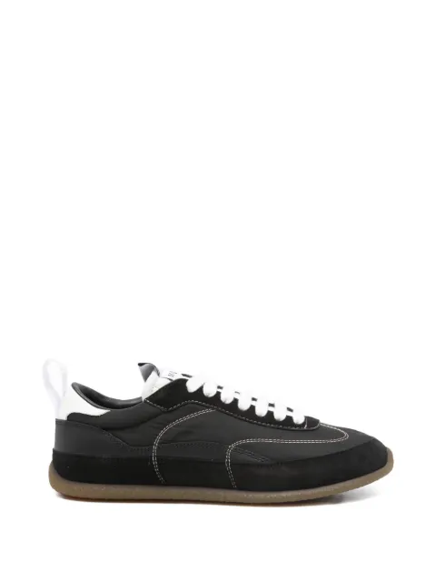 Alexander McQueen EC1 panelled top-stitched sneakers Black 856192WIAJN