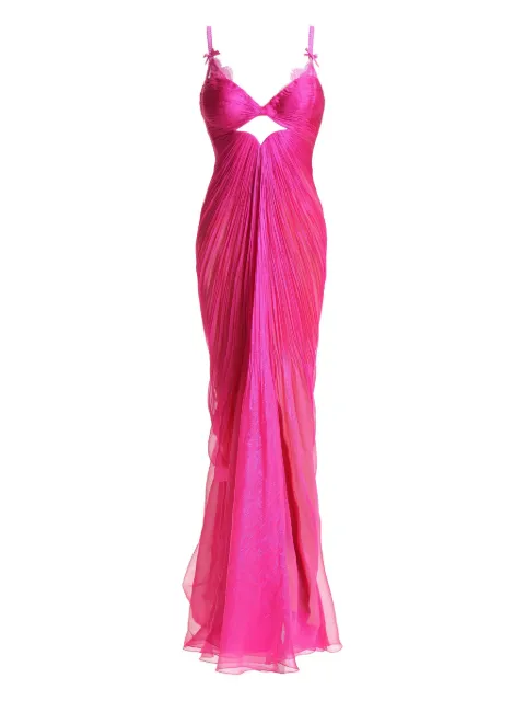 Maria Lucia Hohan Quiana cut-out maxi dress Pink QUIANAXMAXIFOIL