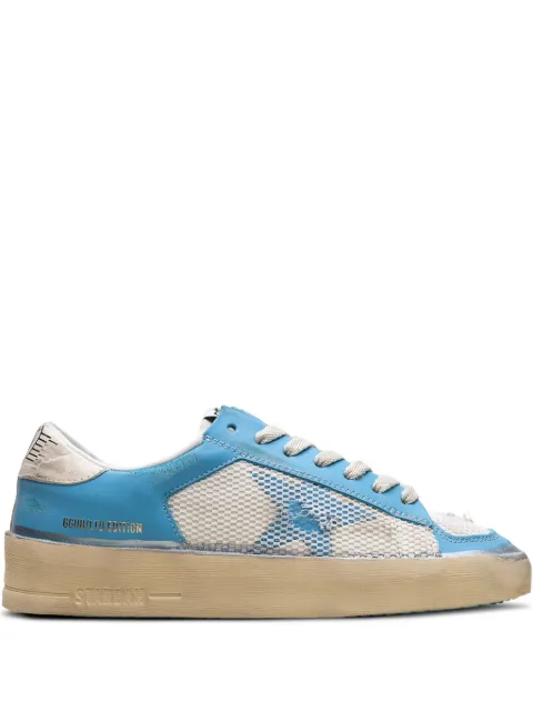 Golden Goose Stardan mesh-trim sneakers Blue GWF00370F004374