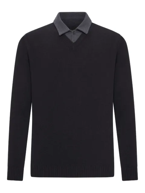 Roberto Collina cotton-piquet polo shirt Black 253M37002SU