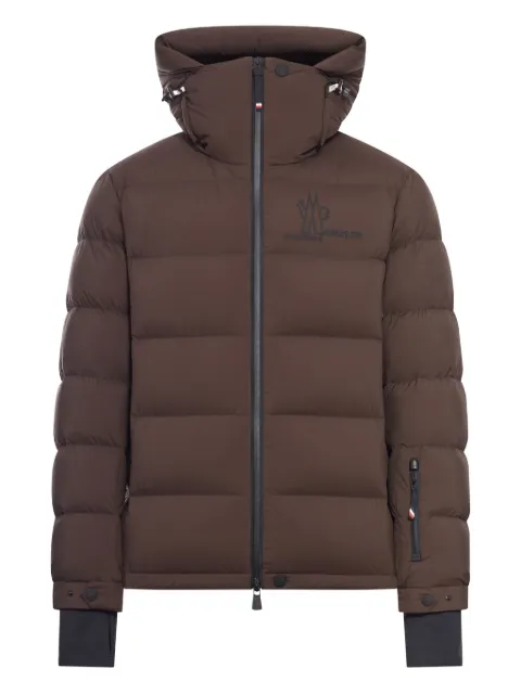 Moncler Grenoble hooded ski jacket Brown L20971A00046539X6