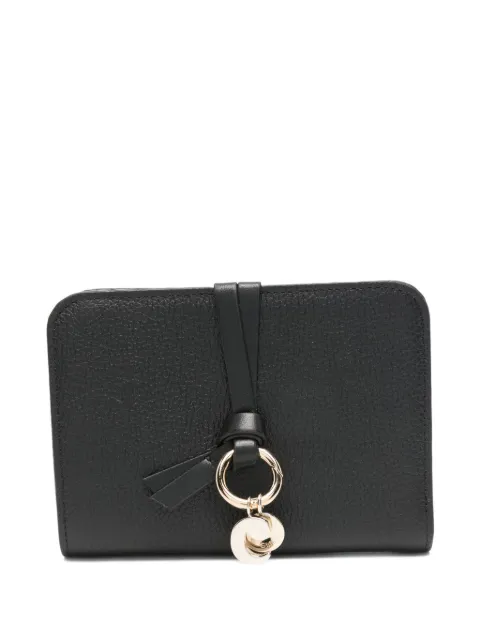 Chloé charm detail wallet Black CH25AP999F57
