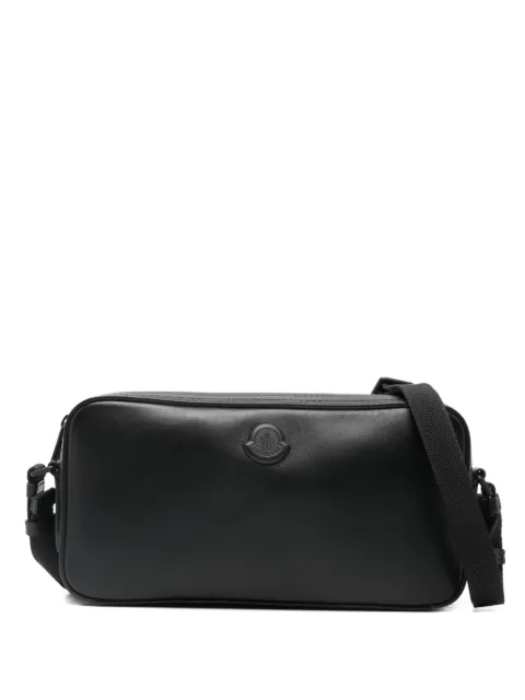 Moncler Carlo leather messenger bag Black L209A5L00004M7869