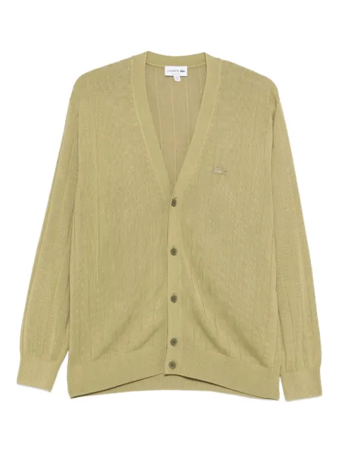 Lacoste button-down cardigan Green AH5338