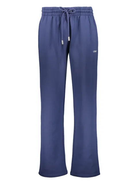 Off-White logo-print track pants Blue 44MCH054G5F00A4901