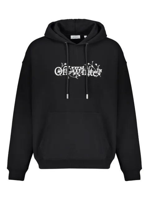 Off-White graphic-print hoodie Black 44MBB085G5F0021001