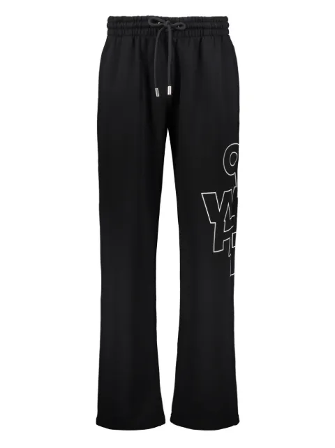 Off-White logo-print track pants Black 44MCH054G5F0021001