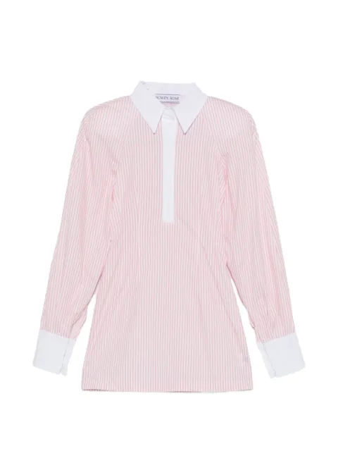 Rowen Rose striped shirt mini dress Pink DRSRR351S