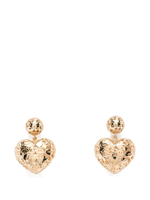 Sydney Evan wallpaper heart bead drop earrings Gold EKE2192Y
