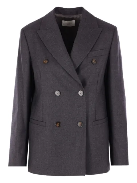Montedoro double-breasted peaked-lapels blazer Grey 6B1022N1166920