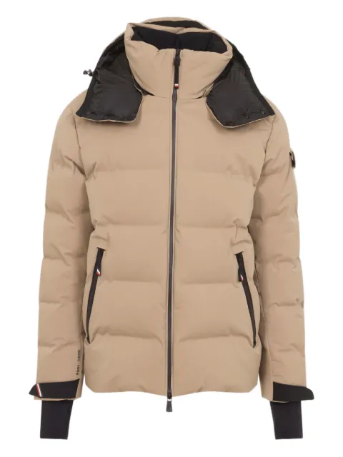 Moncler Grenoble hooded down jacket Neutrals L20971A0004353066