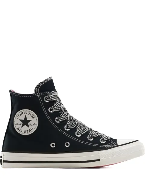 Converse Chuck Taylor All Star High "Gingham Laces" sneakers Black A13661C