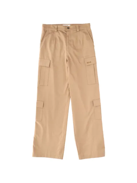 MSGM pocket cargo trousers Neutrals 3940MP1025762923