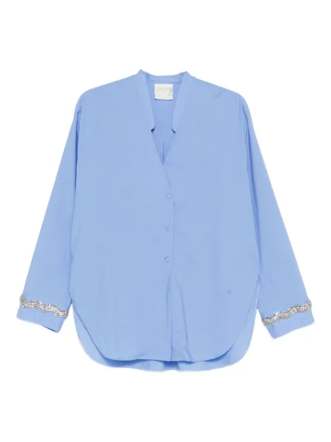 Forte Forte embellished shirt Blue 14606BISMYSHIRT