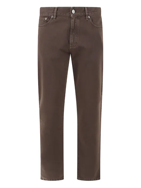 Zegna Roccia five-pocket trousers Brown RUGIB9A2CITY