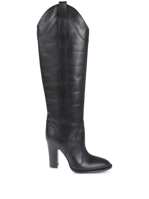 Paris Texas leather boots Black PX1810XLTVT
