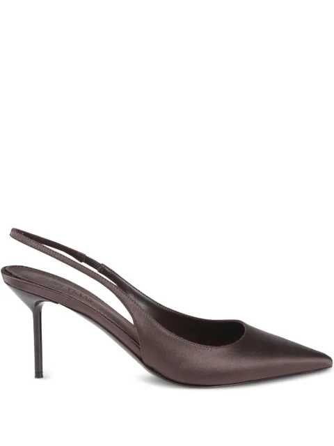 Paris Texas 70mm slingback heeled pumps Brown PX1635XTSAT