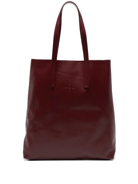Forte Forte embossed leather tote bag Red 9981FMYBAG