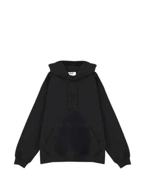 MSGM drawstrings hoodie Black 2000MM53530000099
