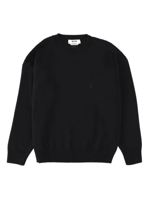 MSGM crew-neck sweater Black 3940MM206257596