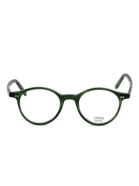 Epos New Pan round-frame glasses Green NEWPAN