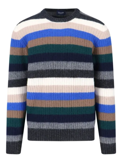 Drumohr striped sweater Grey D4W143NRL