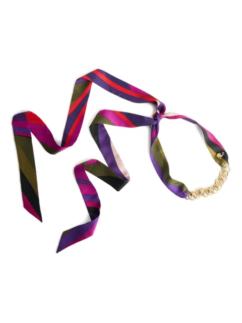 PUCCI Iride print bandeau necklace Purple 5UAM405U920