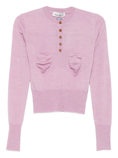 Vivienne Westwood Tit sweater Pink 1803006TY003Y