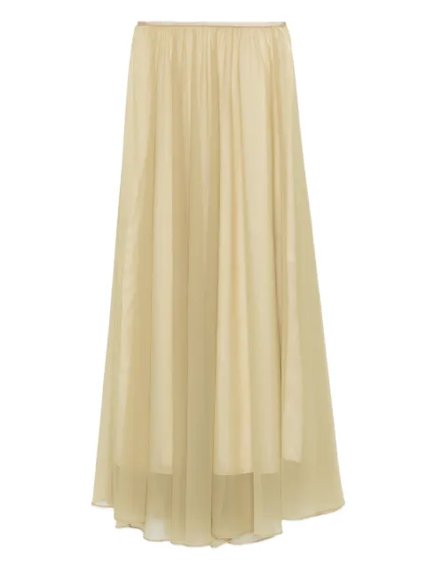 Forte Forte elasticated-waistband skirt Neutrals 14592MYSKIRT
