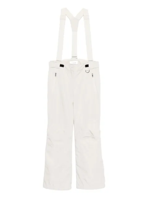 Yves Salomon suspenders ski pants Neutrals 25WKP008XXM20W