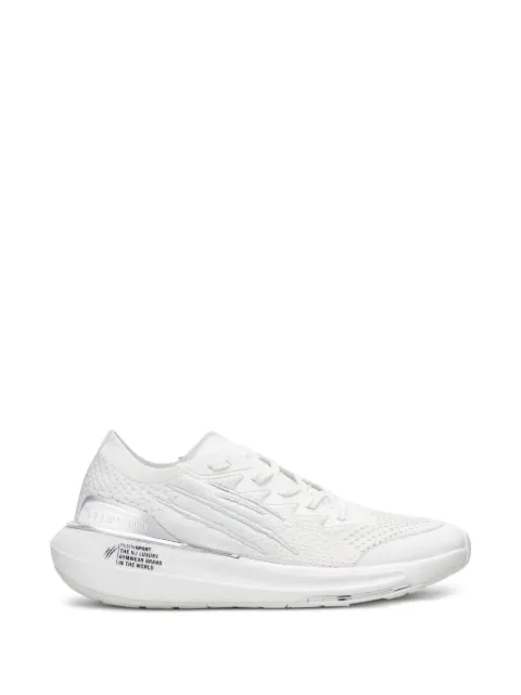 Plein Sport lace-up fastening woven sneakers White AAESUSC0856STE003N