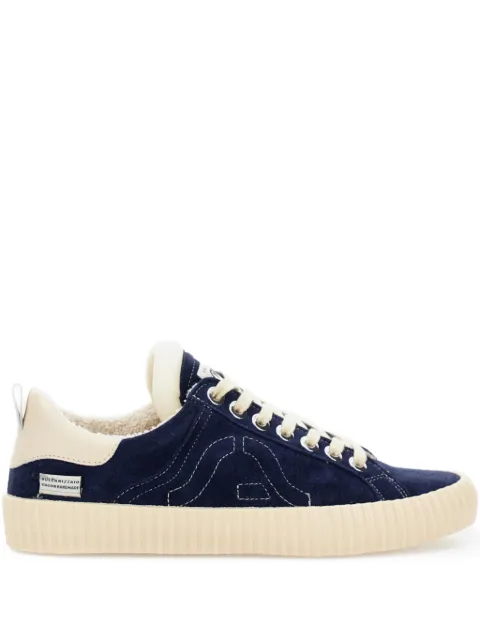 springa suede embroidered sneakers Blue WAVYSUEDEDARKBLU