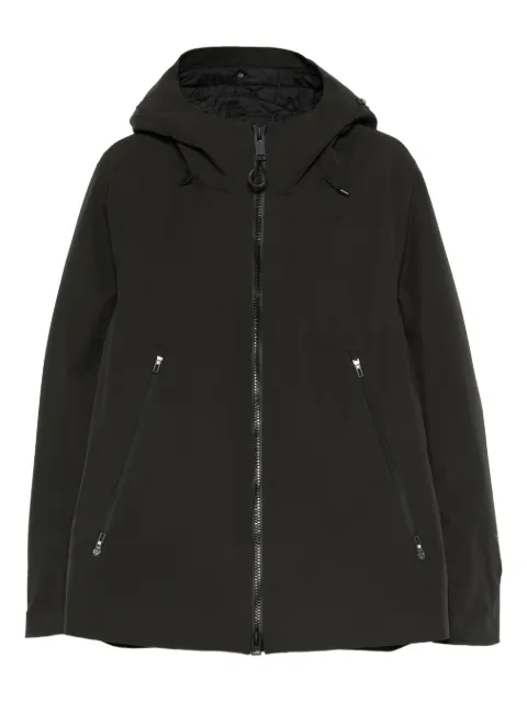Krakatau hooded-neck jacket Green QM551