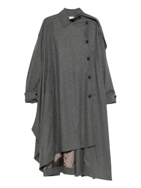 THE NINA STUDIO asymmetric coat Grey N9280
