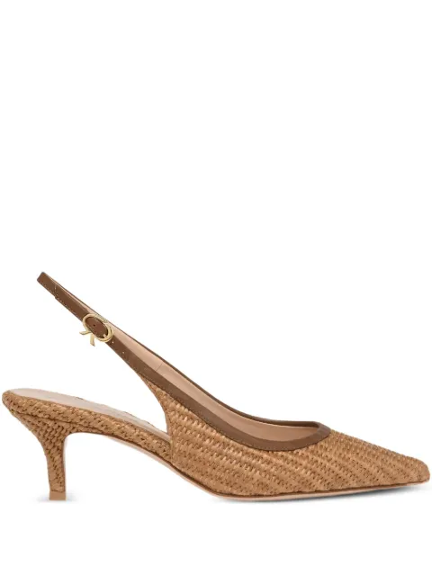 Gianvito Rossi Minorca pointed pumps Brown G9550955RICMBN
