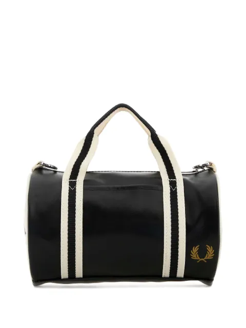 Fred Perry mini cylindrical tote bag Black L9256