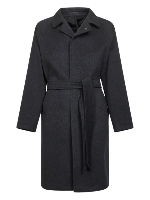 Tagliatore belted coat Grey SALOMONSST350001US5052