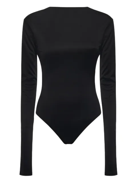 THE ANDAMANE Sabrina long-sleeve bodysuit Black TM180722ATJP184