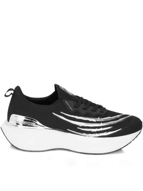 Plein Sport tiger scratch iron tiger trainers Black AAESUSC0844STE003N