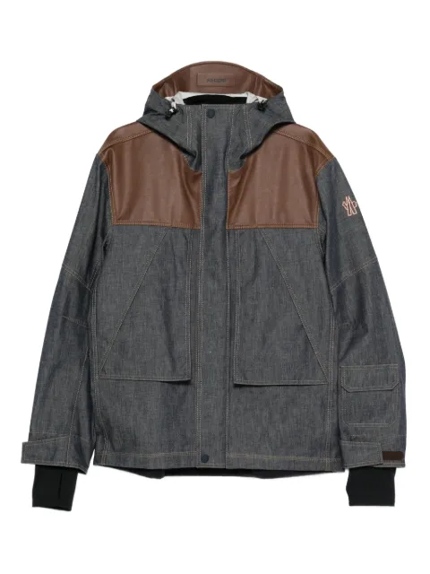 Moncler Grenoble panelled hooded jacket Grey K20971A00003598RS