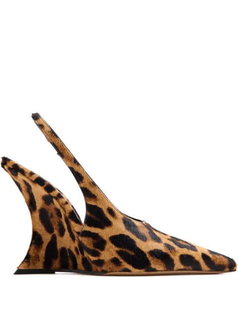 Paris Texas 105mm Nina leopard-print pumps Brown PX1927XPRCH
