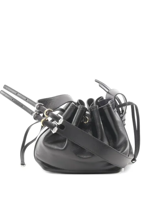 Givenchy Pre-Owned 2020s small Pumpkin leather shoulder bag Black 1018231