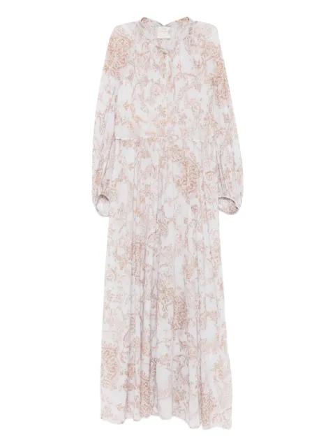 Forte Forte floral-print maxi dress White 14628MYDRESS