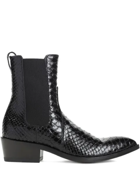 TOM FORD leather Chelsea boots Black W3735LCL516N