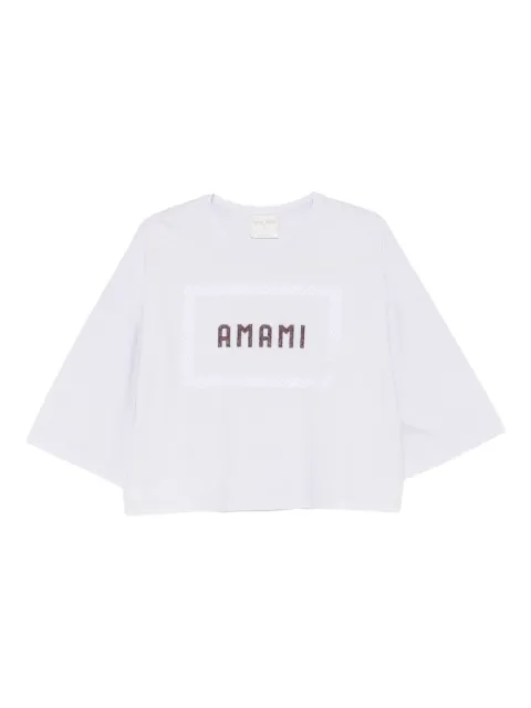 Forte Forte embroidered-detail T-shirt White 14643MYTSHIRT