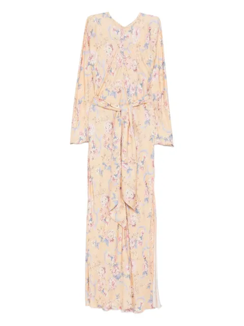 Forte Forte floral tie maxi dress Neutrals 14631MYDRESS