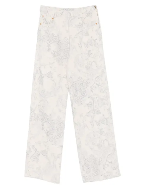 Forte Forte floral trousers White 14624MYPANTS