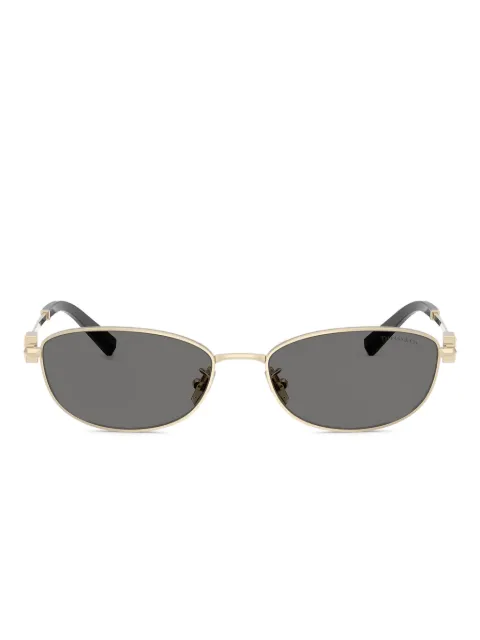 Tiffany & Co Eyewear oval-frame sunglasses Gold TF3115